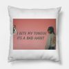 Bad Habit Throw Pillow Official Steve-Lacy Merch