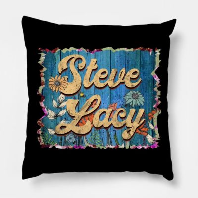 Retro Steve Name Flowers Lacy Limited Edition Clas Throw Pillow Official Steve-Lacy Merch