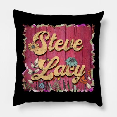 Steve Personalized Flowers Proud Name Vintage Beau Throw Pillow Official Steve-Lacy Merch