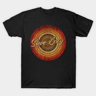 Arjunthemaniac Circle Vintage Retro Faded Steve La T-Shirt Official Steve-Lacy Merch