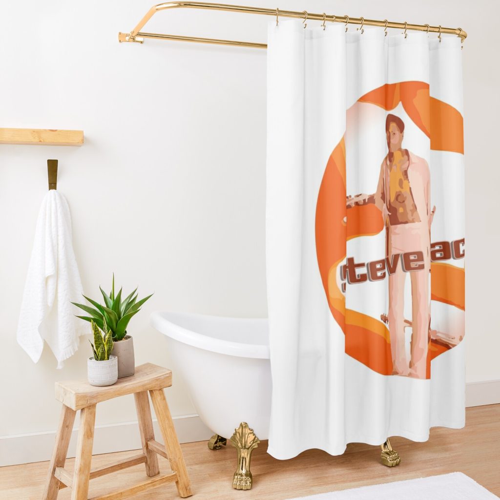 Steve Lacy Apollo Xxi Sticker Shower Curtain Official Steve-Lacy Merch