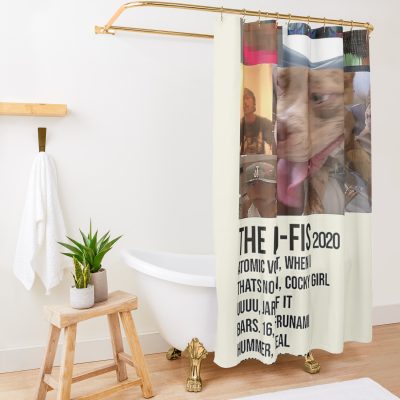 The Lo-Fis Tracklist Shower Curtain Official Steve-Lacy Merch