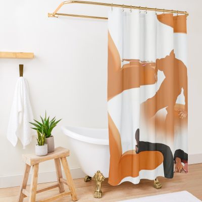 Steve Lacy Apollo Orange Shower Curtain Official Steve-Lacy Merch